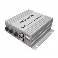 Shark Verstärker V4 Silber 2-Kanal Shark Verstärker V4 Silber 2-Kanal
